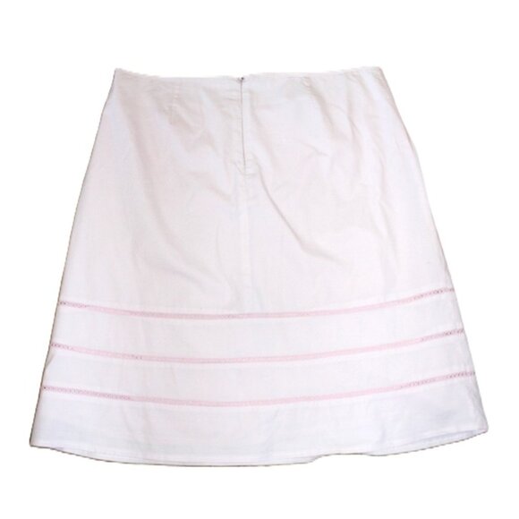 SUSY SHIER Knee-Length Cotton A-Line Skirt in Pastel Pink - Size 13/14 - Picture 9 of 9